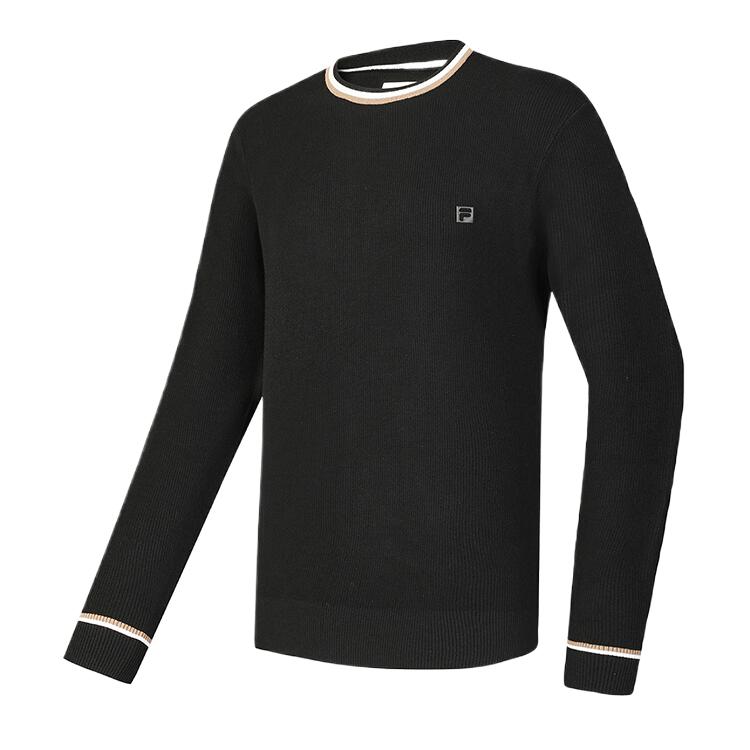 FILA Golf SS25 Sweater Men s Pitch Black A11M515402FBK 185/104A/XXL