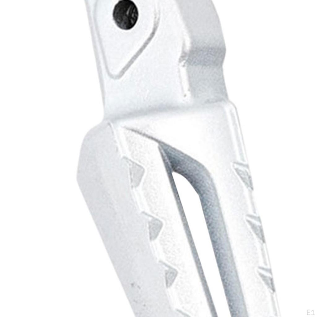 2 Pieces Foldable Foot Rest Pedals Folding Footpegs Motorcycle High Strength Pegs for Scooter