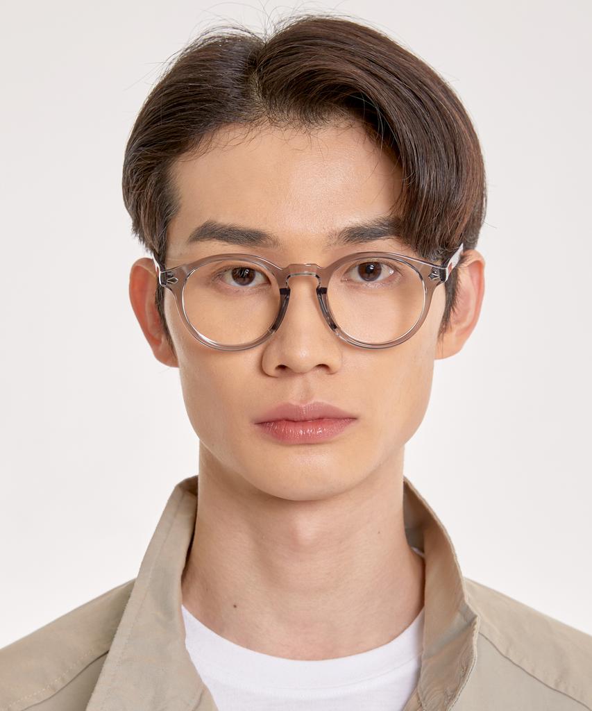 Eseubika Clay-C02 Blue Light Horn-Rimmed Glasses
