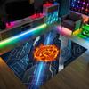 Manchester United Design Crystal Velvet Carpet Cozy Non?Slip Printed Rug For Bedroom Living Room Entrance