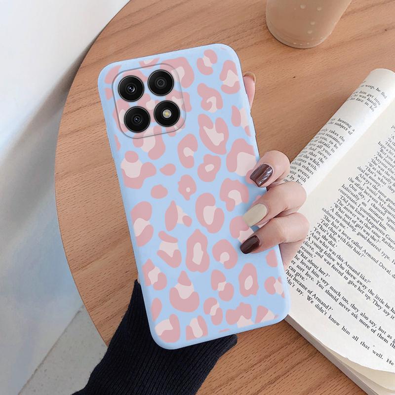 For Honor X6B 4G X8B 200 Smart X6 400 Pro Lite Phone Case Fashion Leopard Print Back Cover Soft Silicone Shockproof Funda Coque