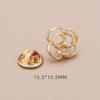 High-End No-Sew Clover Bow Brooch for Shirt Collars