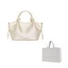 Charles & Keith Small CK 26 Knot Tote Bag Fabric Handbag Women tote bags Red Butter CK2-30782804-A