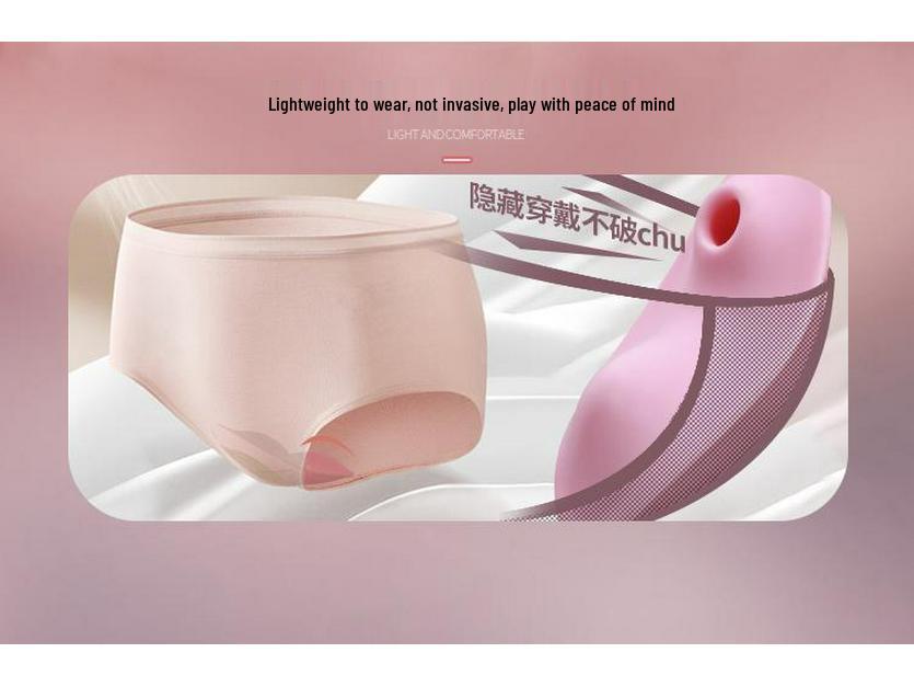 Remote Control Wearable Licking Vibrator Massager for Adults