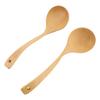 2 STÜCK Holzlöffel Schöpfkelle zum Kochen Langer Griff Küchenservierlöffel Suppenkelle Kochutensil