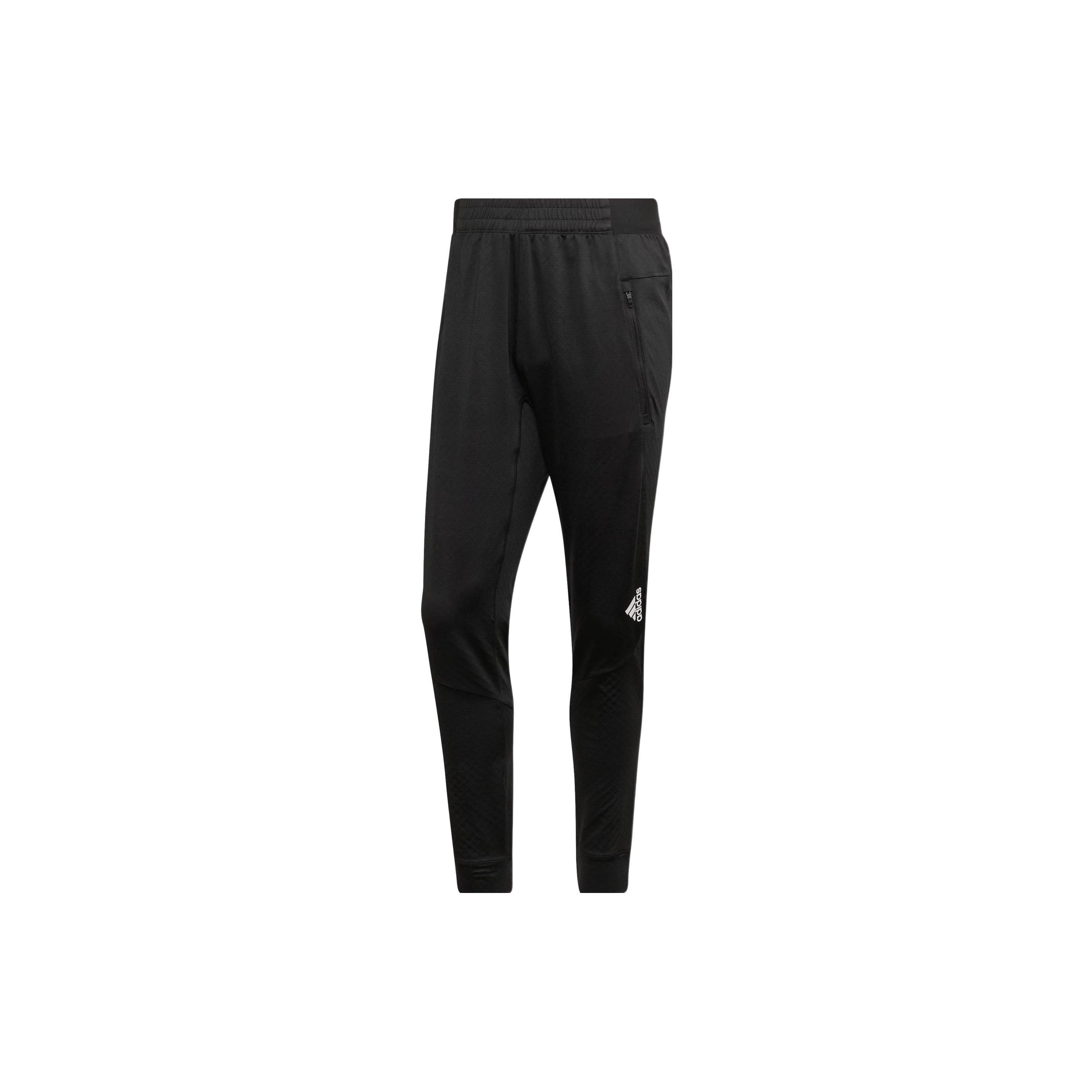 

Adidas Solid Color Logo Print Fitness Sports Long Pants Men bottoms Black HL8771 L