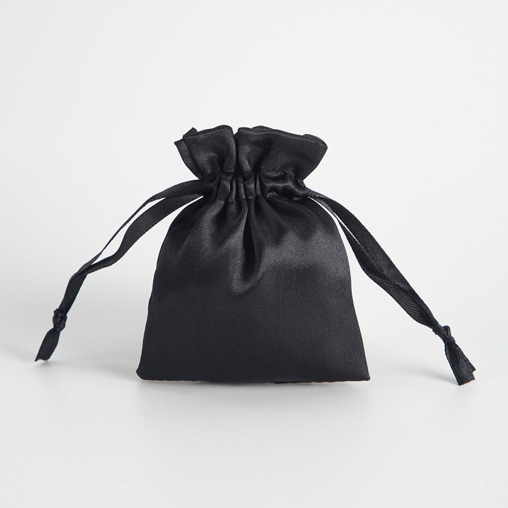 5‑Pack Satin Drawstring Pouch, Imitation Silk Jewelry Storage Bag for Gifts & Small Accessories