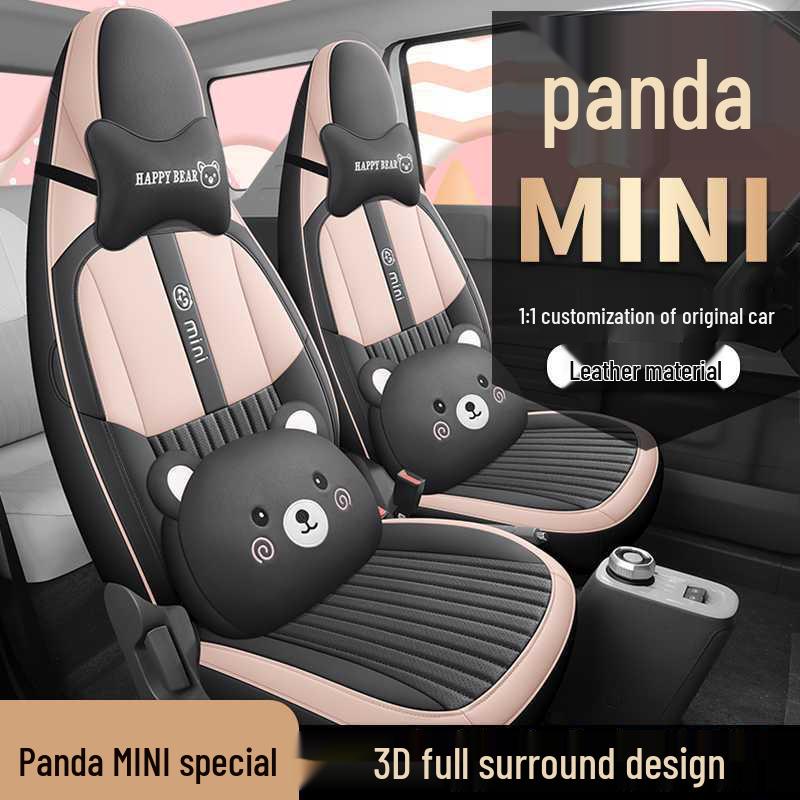 2025 Geely Panda Mini Seat Cushion: Endurance Bear Four-Season Leather Seat Cover