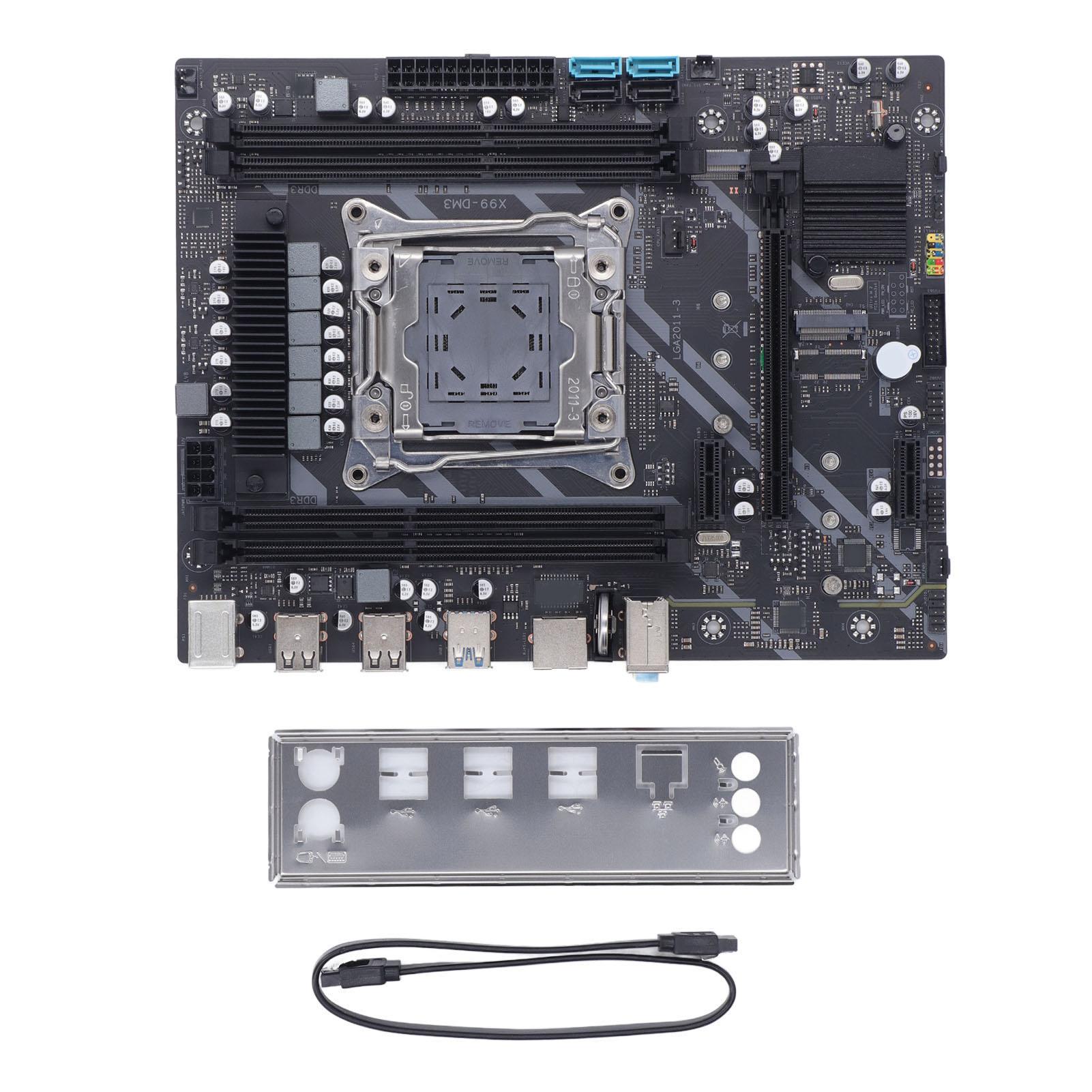 

DDR3 Motherboard 1 PCIe X16 SATA2.0 3.0 4 DDR3 Slots USB2.0 3.0 Maximum 128GB LGA 2011 Motherboard
