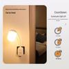 Smart Voice-Control Night Light Plug-in for Bedside - Soft, Warm Milk Glow
