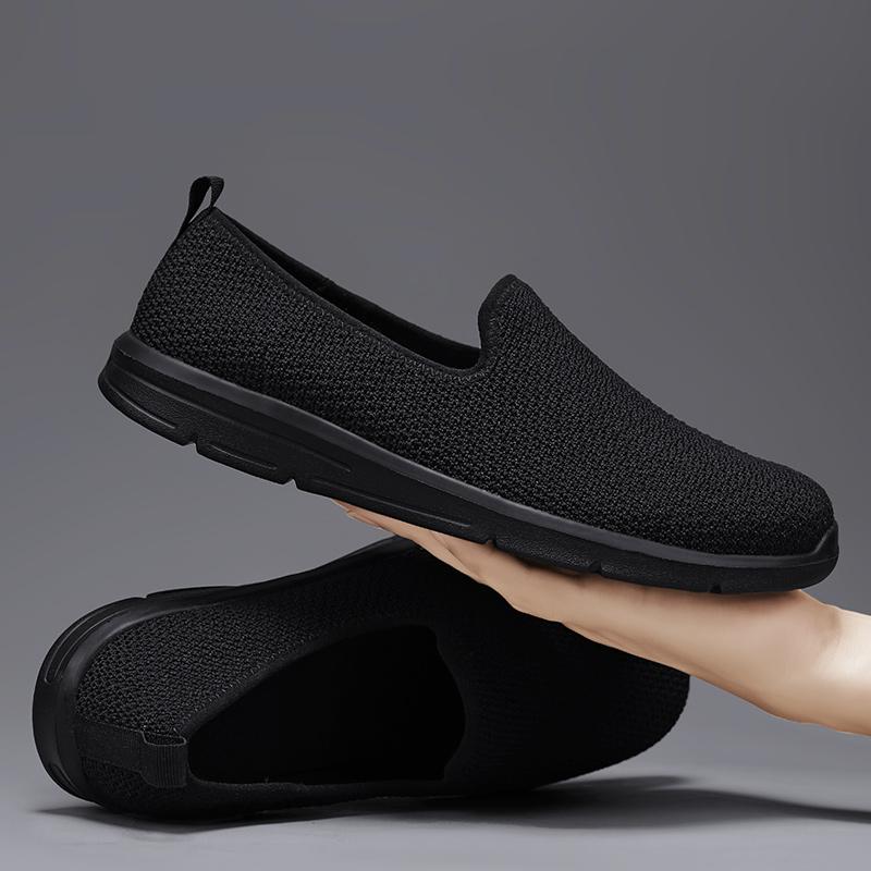 

YRZL Мужская повседневная обувь Slip on Breathable Mesh Мужская обувь Мужские кроссовки Удобная легкая прогулочная обувь для мужчин Лето 44