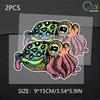 Self-Adhesive Decal CUTTLEFISH Car Sticker Waterproof Auto Decors on Bumper Rear Window Laptop
