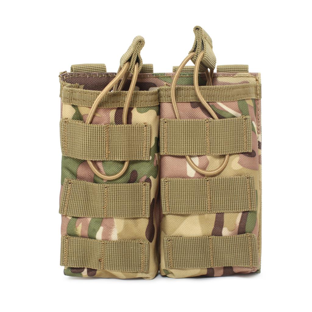 7.62/5.56mm Double Magazine Pouches Tactical Molle AK AR M4 AR15 Rifle Airsoft Paintball Mag Pouch for Hunting Vest Accessories