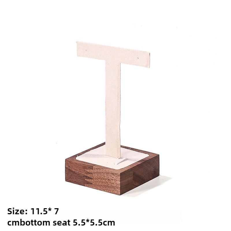 Wooden Jewelry Organizer Tray Rings Earrings Display Pallet Necklace Jewellery Showcase Pallet Large Capacity Rings Storage Tray