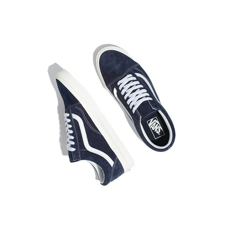 Vans Old Skool Pig Suede - Persian Night Unisex Sneakers Blue True-White VN0A38G19G5