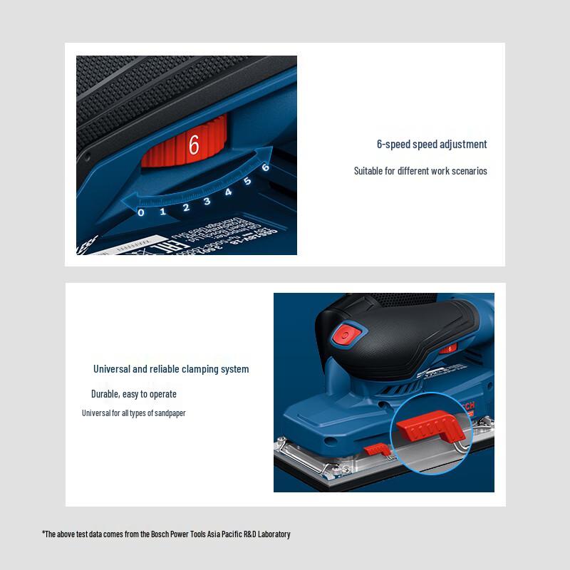 Bosch GSS18V-18 Heavy Duty Orbital Sander (Bare Tool) CN plug (adapter included)