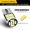 10PCS T10 W5W LED Bulbs 4014 26SMD Canbus 168 194 Signal Lamp White For Car Interior Parking Position Light Map Dome Light Bulbs 7