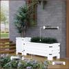 Outdoor Carbonized Wood Planter Box