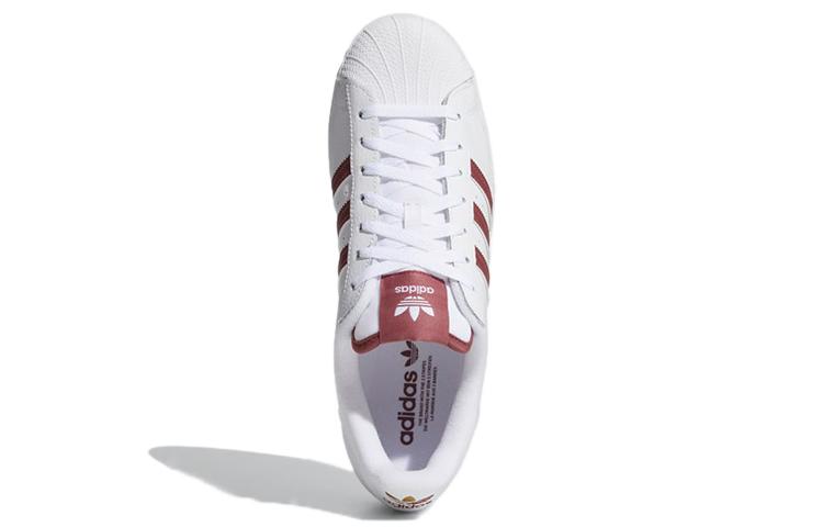 Superstar Adidas Originals 'White Quiet Crimson' GY0976
