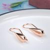 Glänzende große goldene Tropfenohrringe für Damen, geometrischer Schmuck, modische Ohrringe, Zubehör