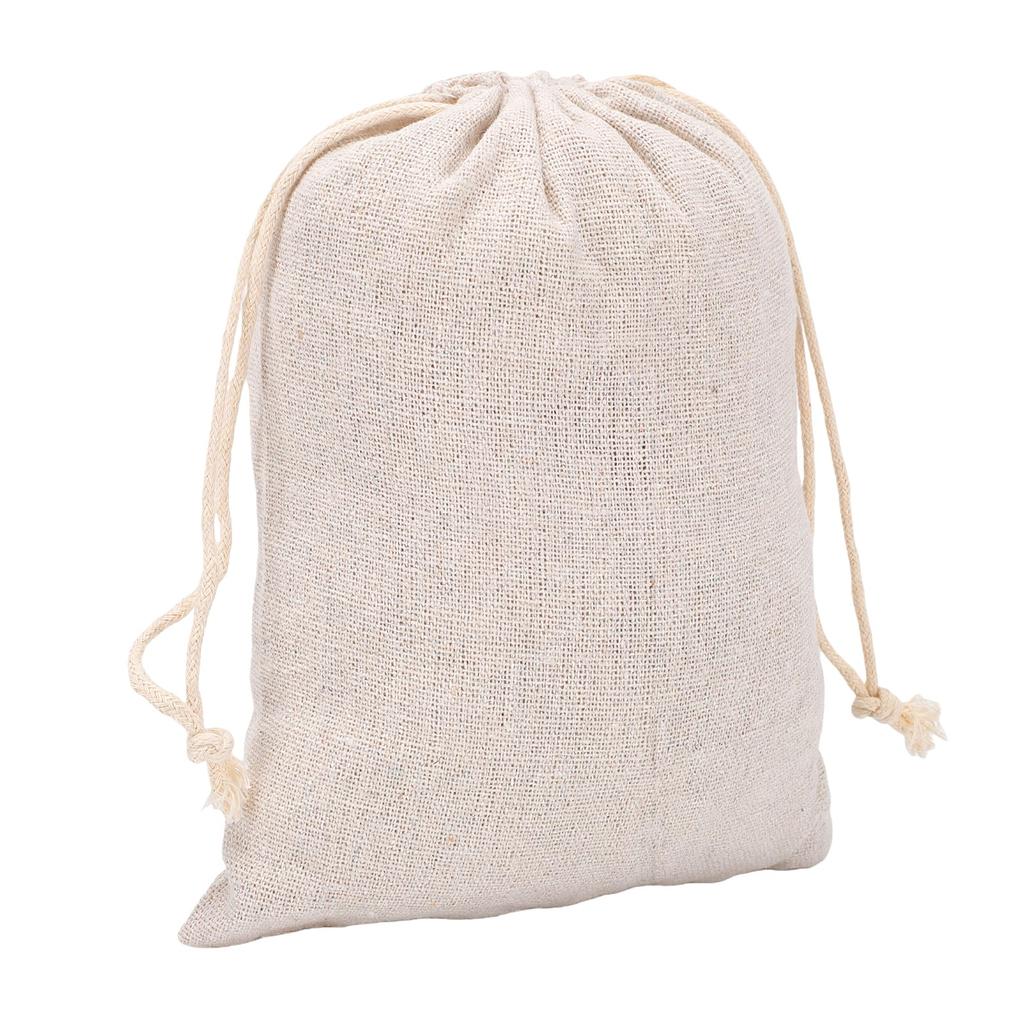 20PCS Cotton Fabric Drawstring Storage Bag 15x20cm Jewelry Packing Sack for Art Gift Storage