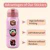 120 Waterproof Shark Cartoon Graffiti Stickers for Skateboards, Water Bottles, and Journals