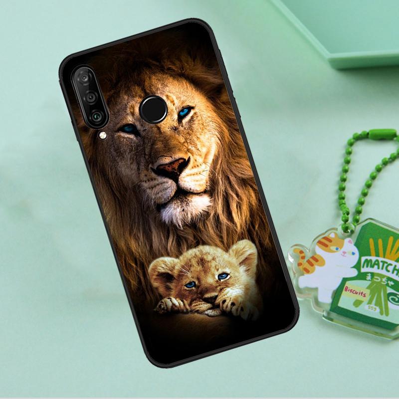 Lion Alpha Male Cub For Huawei Nova 10 9 SE 5T 12s 12i 11i Y91 Y90 Y60 Y70 Y72 Y61 P20 P40 P30 Lite P60 Pro Case