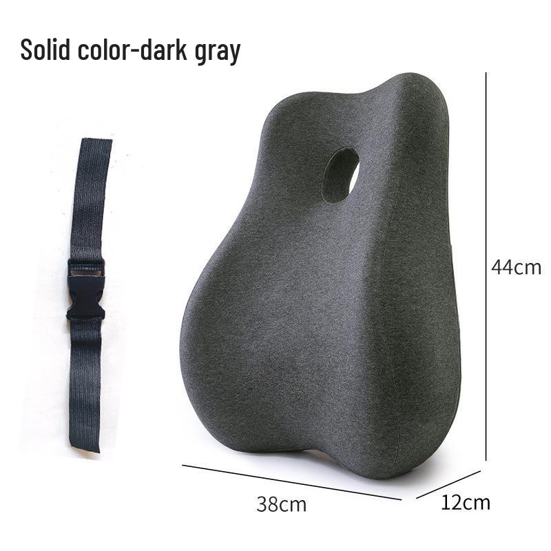 Ergonomic Memory Foam Lumbar Support Pillow for Office, Car, and Pregnancy