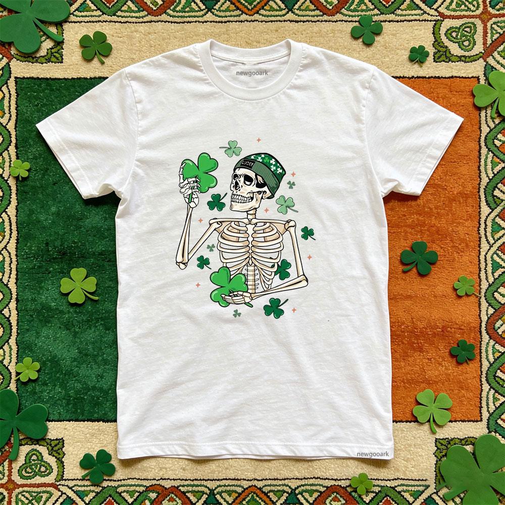 Saint Patrick Classic printed T shirt Unisex lucky Irish green Retro cotton Casual funny festival Unisex Adult Party tee