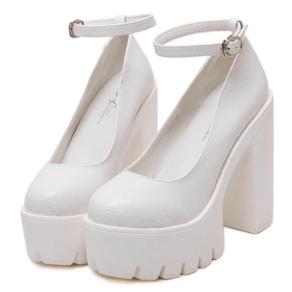 New style high heels, European and American fashion one-strap women's shoes