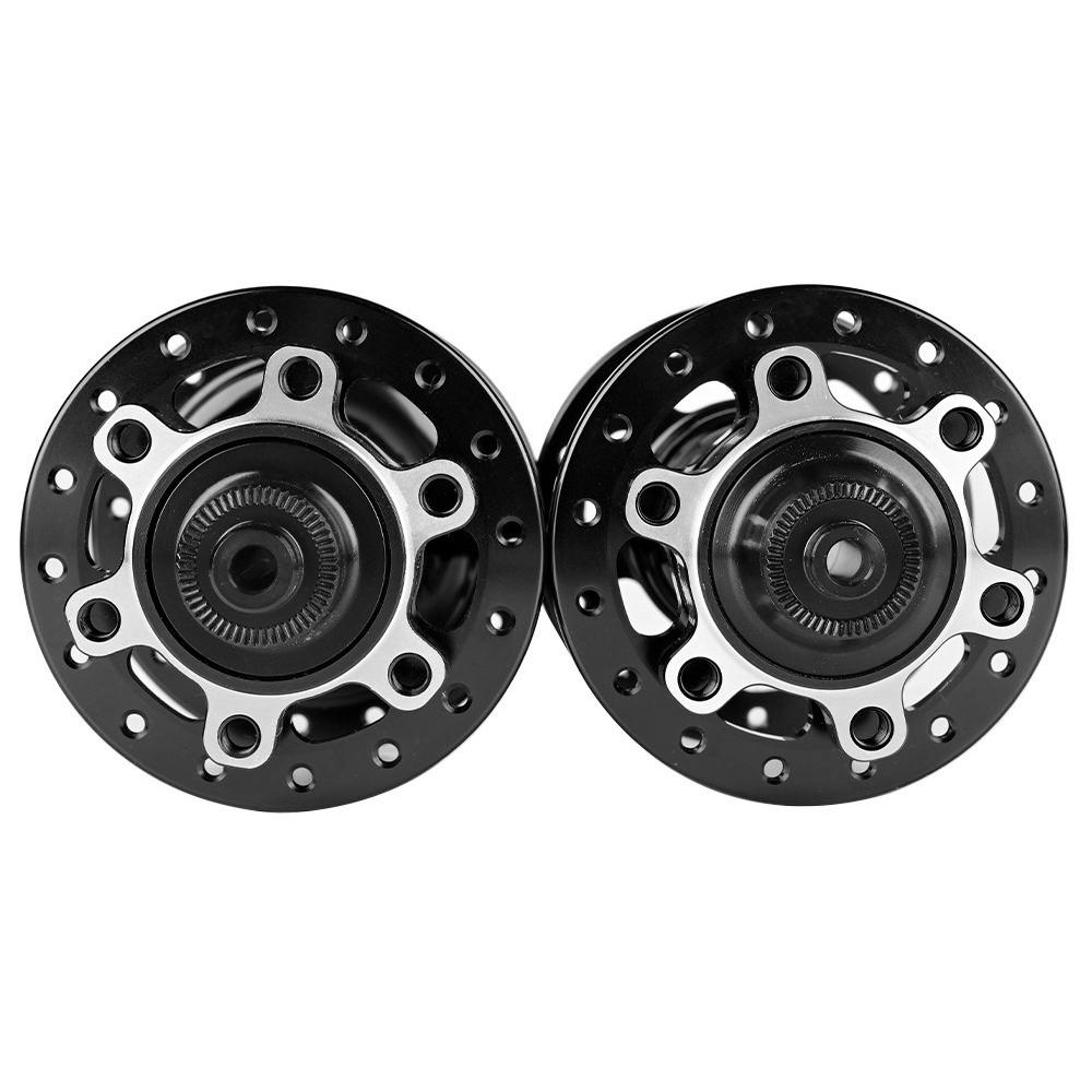 Coppia Di Spazzole Per Mozzo Moto Wüma, Nere, Lunghe 760 Mm, Diametro 232 Mm, Per Pulizia Ruote Anteriore E Posteriore