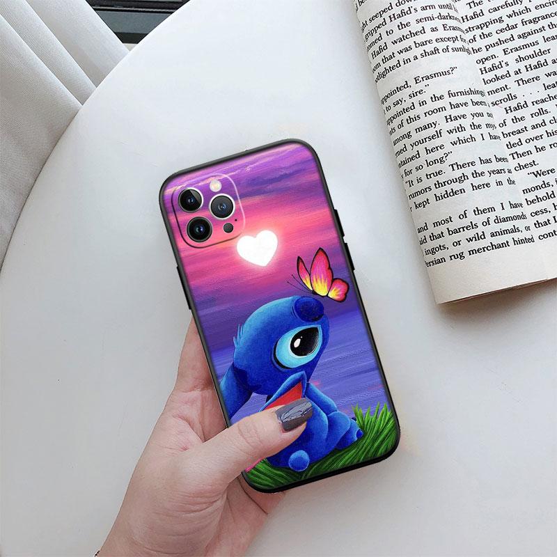 Cartoon Stitch Handyhülle für Samsung Galaxy S24 S25 Ultra FE Plus Edge A22 A24 A25 A35 A02S A21S