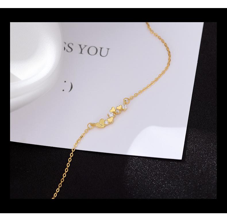 Banyan Tree Heart-Shaped Clavicle Necklace - S925 Silver, Light Luxury Design 2023