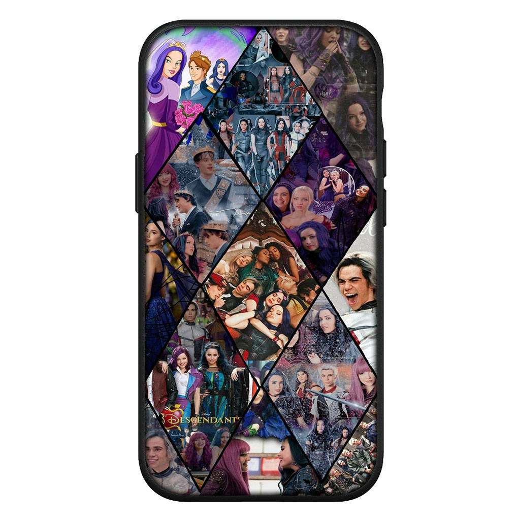 for Samsung Galaxy S24 S23 iPhone 16 15 14 Xiaomi Redmi Note 13 12 11 10 8 Plus 9 Pro Max X XR A16Phone Case Cartoon Descendants OPPO Huawei Cover