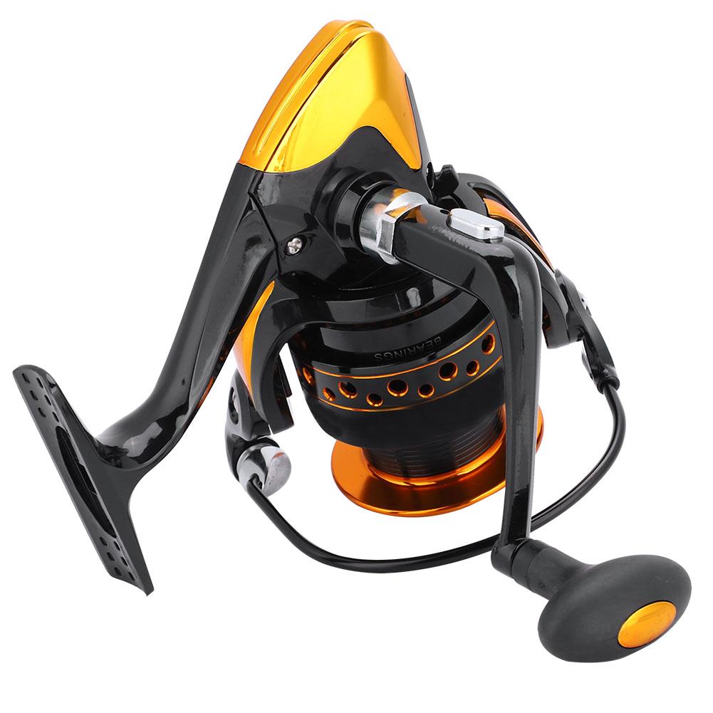 12+1BB Fishing Reel Foldable Arm Rocker Rear Drag Spool Fish Spinning Wheels AD8000