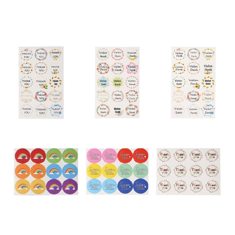 Multipurpose Strong Adhesive Sticker Labels For Product Labeling File Sorting Heavy Duty Coated Paper Office Essential