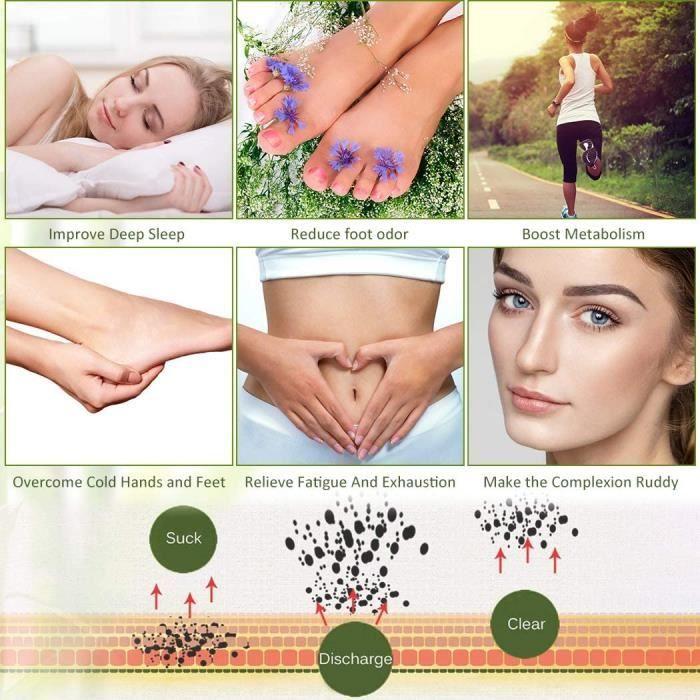 Patchs Detox - MARQUE - 50 PCS - Soulagement Douleur - Circulation Sanguine - Élimination