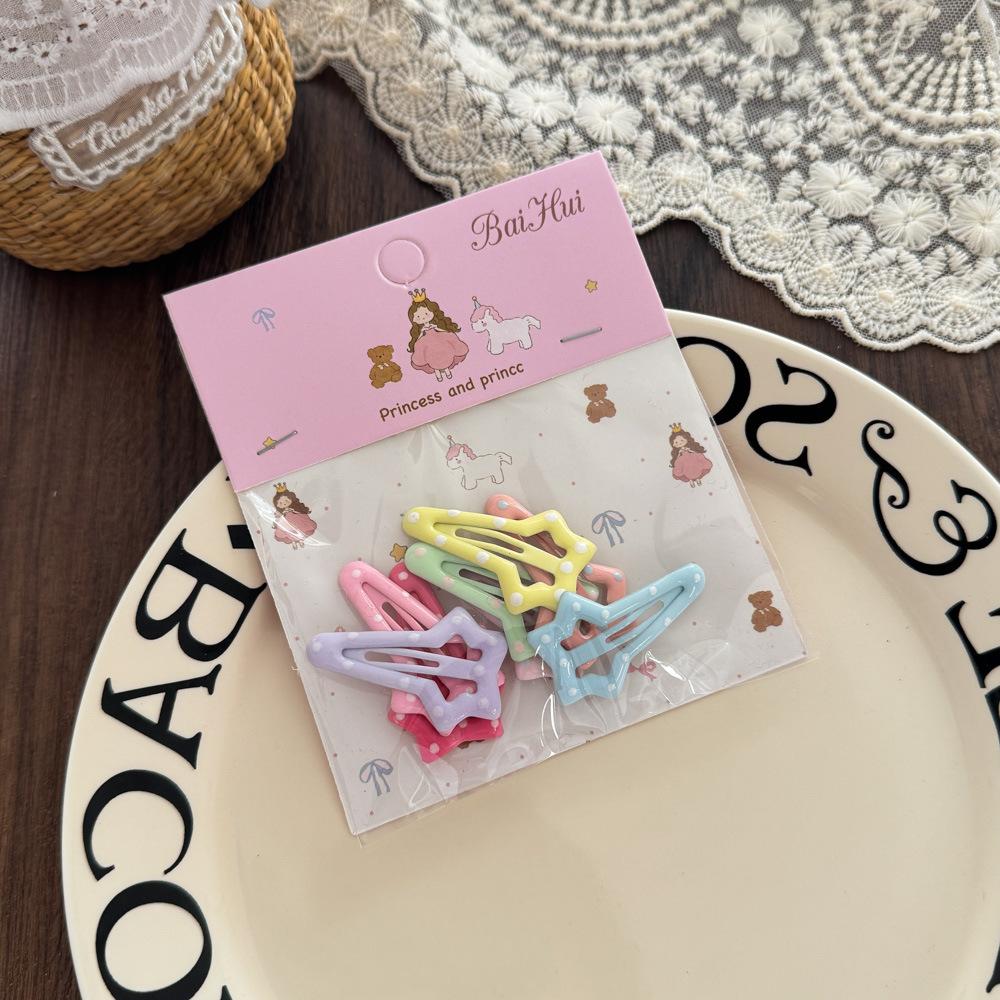 10 buc. Acele de păr coreene noi pentru copii, fete, culoarea ceaiului cu lapte, barete prințesă, clemă laterală, accesorii de păr pentru fetiță