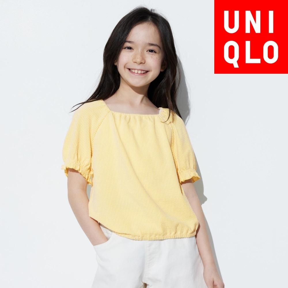 

UNIQLO JAPAN GIRLS футболка с объемными рукавами и короткими рукавами