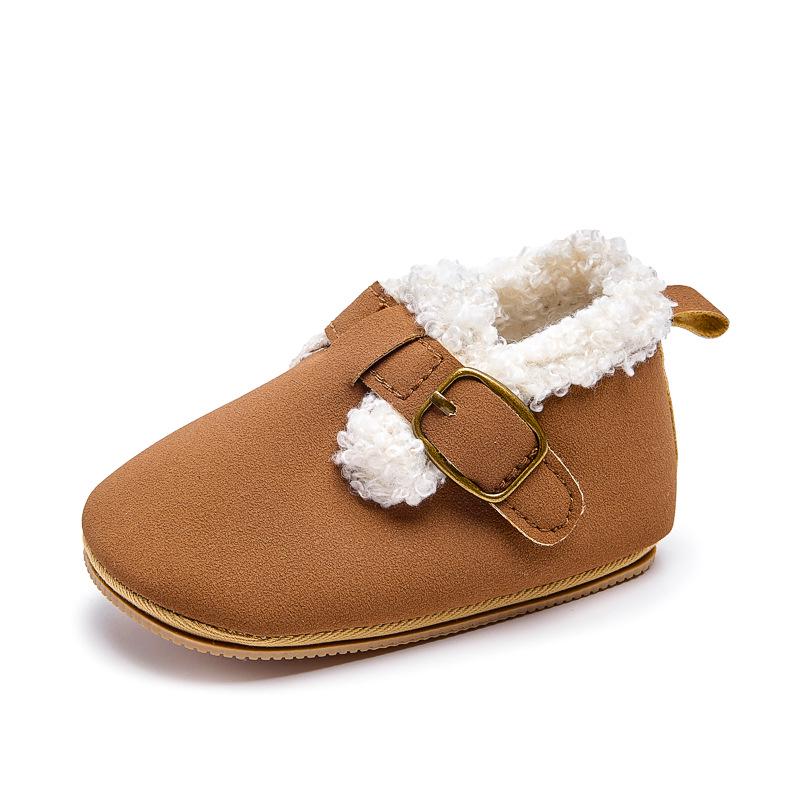 Unisex Winter Babyschuhe: Warmer Samt für Säuglinge 0-12 Monate