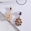 Trend Design European and American Jewelry, Retro Court Style Personalized Trend Style Hollow Fashion Medieval Earrings Women