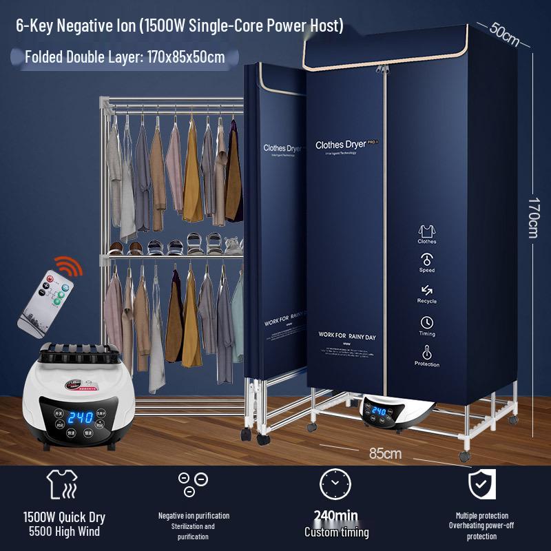 Foldable Household & Dormitory Underwear and Baby Dryer Cabinet & Rack