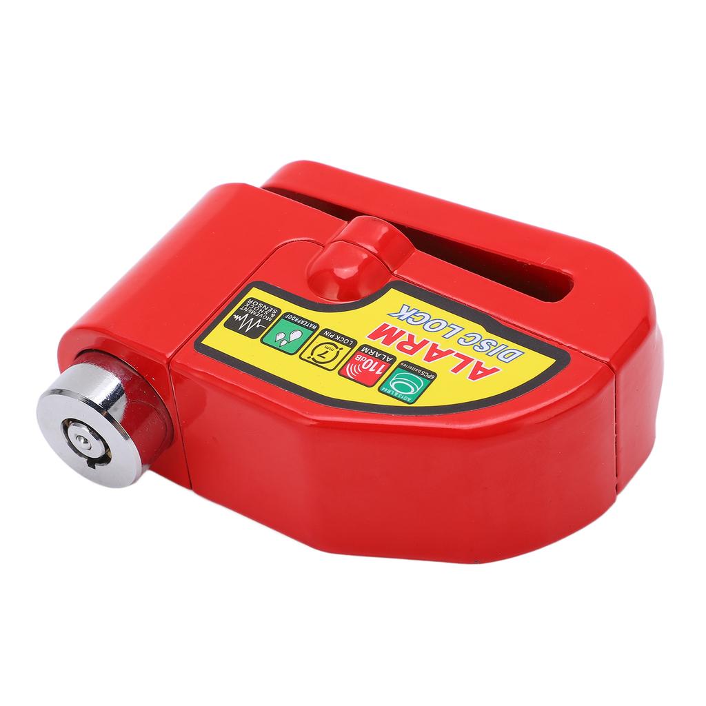 Bike Disc Brake Lock Anti Theft Electric Motorcycle Alarm Disc Lock with 110dB Alarm Sound for Motorbike Bike Scooter