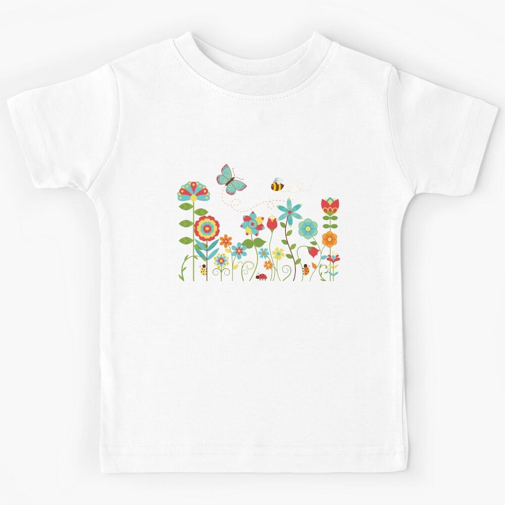 Flower Field Kids T-Shirt 130
