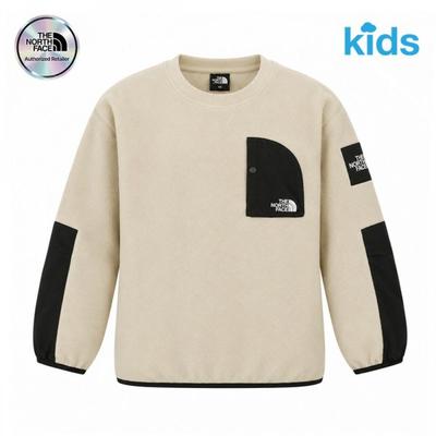 Kids Denali Fleece Crewneck Beige Nm5ms53u Bei
