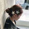 Y2K Silver Star Hair Clip Creative Cute Hair Barrettes Children Side Clip  Hair Accessories