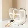 Kitchen Lid Rack Organizer Pot Stand Spoon Rest Carbon Steel Utensil Holder Suitable for Cooking