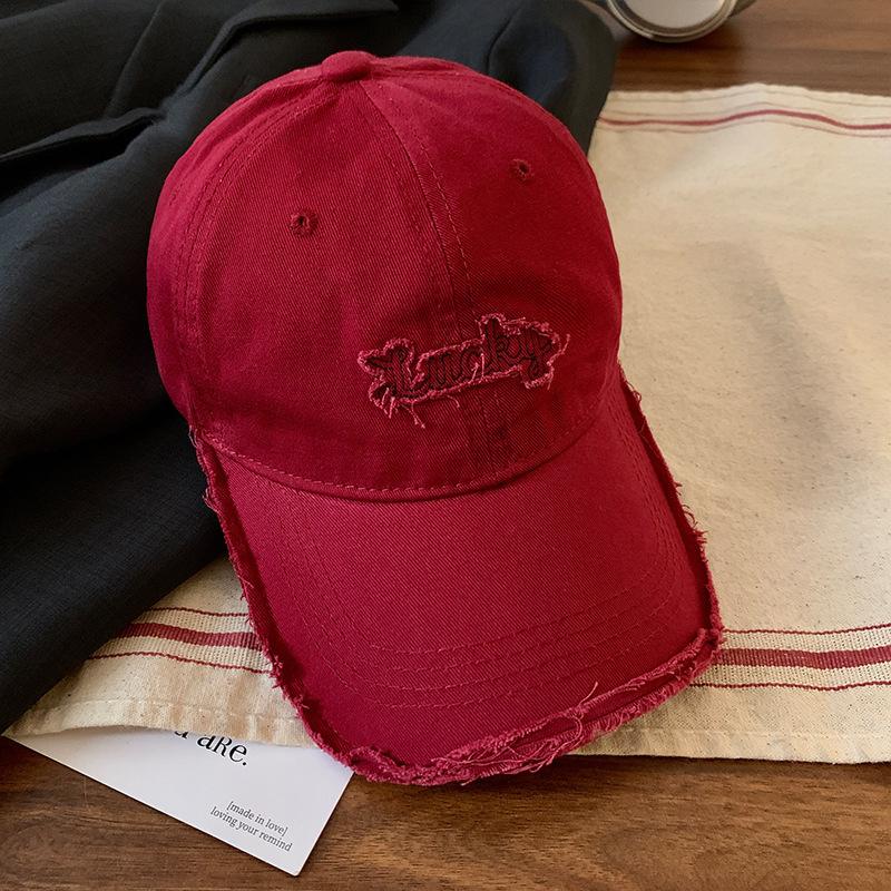 Unisex Letter Embroidery Washed Cotton Spring Summer Baseball Cap Men Women Outdoor Sports Snapback Hat Hip Hop Dad Trucker Caps