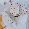 Ocean Ball Colorful Polka Dot Sun Protection Dual-Use Umbrella, Sunshade Umbrella, Black Coating Umbrella, Sun Umbrella, Foldable