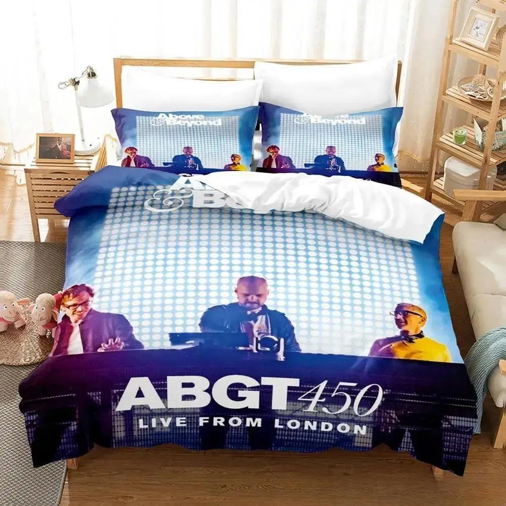 Impression 3D Groupe de Musique Above & Beyond Ensemble de Literie Garçons Filles Taille Twin Queen Housse de Couette Taie d'Oreiller Lit Enfants Adulte Textiles de Maison
